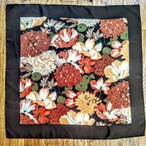 Vintage Burberry Silk Scarf 34 x 34